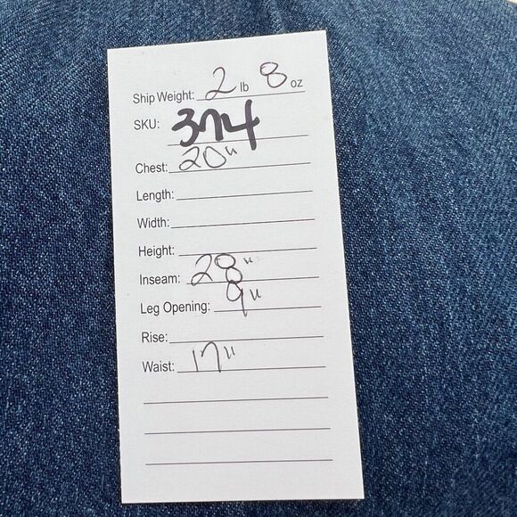 Boyish by Her Troy Denim Belted Cargo Pocket Button Front Jumpsuit Size Medium - Picture 8 of 8